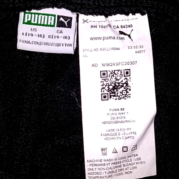 Boys Puma Joggers - Picture 4 of 5